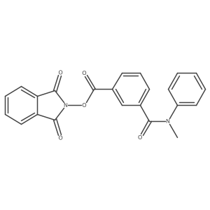 1,3-dioxo-2,3-dihydro-1H-isoindol-2-yl 3-[methyl(phenyl)carbamoyl]benzoate结构式
