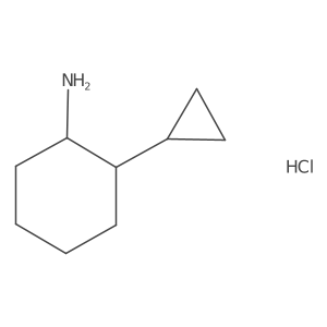 2-Cyclopropylcyclohexan-1-amine;hydrochloride Structure