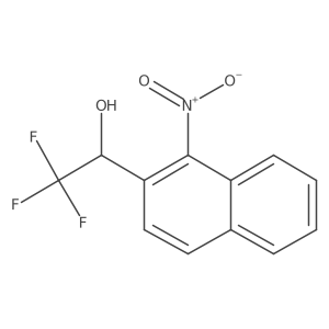 2,2,2-Trifluoro-1-(1-nitronaphthalen-2-yl)ethanol结构式