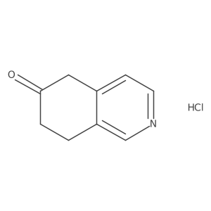 7,8-Dihydroisoquinolin-6(5H)-one hydrochloride结构式