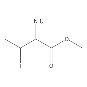 methyl (2R)-2-amino-3-iodobutanoate Structure