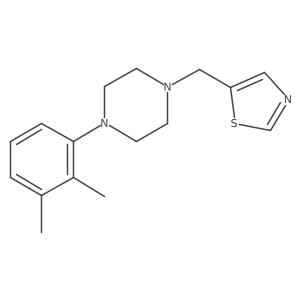 1-(2,3-Dimethylphenyl)-4-[(1,3-thiazol-5-yl)methyl]piperazine结构式