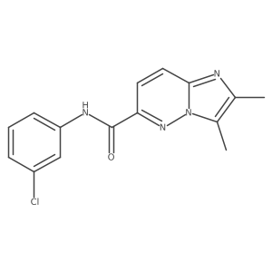 N-(3-chlorophenyl)-2,3-dimethylimidazo[1,2-b]pyridazine-6-carboxamide Structure