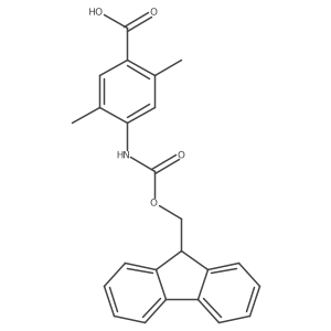 4-({[(9H-fluoren-9-yl)methoxy]carbonyl}amino)-2,5-dimethylbenzoic acid Structure