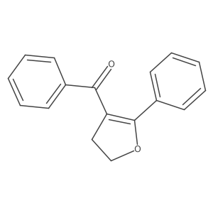 (4,5-Dihydro-2-phenyl-3-furanyl)phenylmethanone结构式