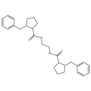 (2S,2a(2)S)-N,Na(2)-1,2-Ethanediylbis[1-(phenylmethyl)-2-pyrrolidinecarboxamide] Structure