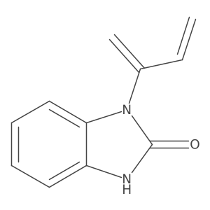 2H-Benzimidazol-2-one, 1,3-dihydro-1-(1-methylene-2-propenyl)-结构式