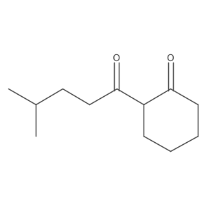 2-(4'-Methyl valeryl) cyclohexanone Structure