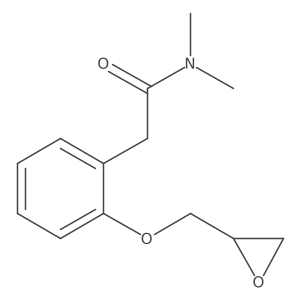 N,N-Dimethyl-2-(2-oxiranylmethoxy)benzeneacetamide Structure