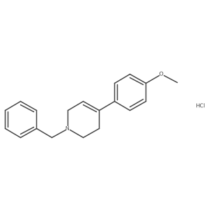 1-Benzyl-4-(4-methoxyphenyl)-1,2,3,6-tetrahydropyridine hydrochloride Structure