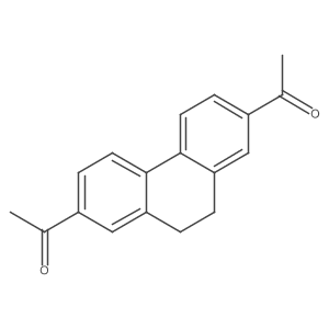 1-(7-Acetyl-9,10-dihydrophenanthren-2-yl)ethanone Structure