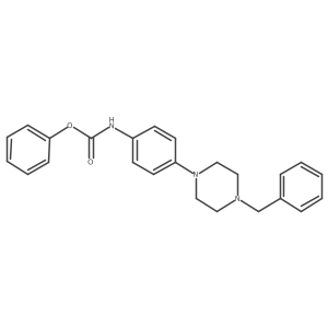Phenyl (4-(4-Benzylpiperazin-1-yl)phenyl)carbamate Structure