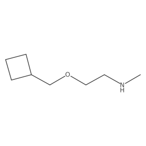 [2-(Cyclobutylmethoxy)ethyl](methyl)amine结构式