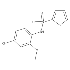 N-(4-chloro-2-methoxyphenyl)thiophene-2-sulfonamide Structure