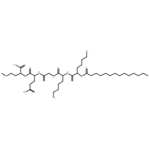 Myristoyl Pentapeptide-11结构式