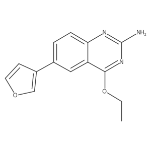 4-Ethoxy-6-furan-3-yl-quinazolin-2-ylamine结构式