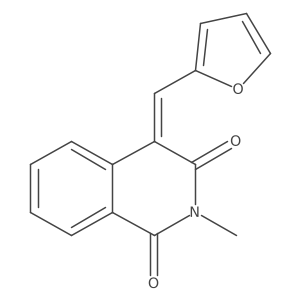 4-(2-Furanylmethylene)-2-methyl-1,3(2H,4H)-isoquinolinedione结构式