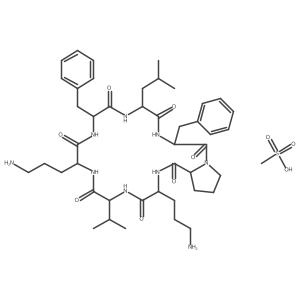 Gramicidin J, mono-N-methanesulfonate Structure