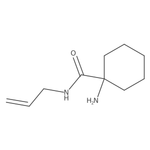 1-amino-N-(prop-2-en-1-yl)cyclohexane-1-carboxamide Structure