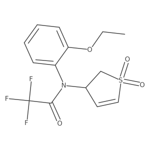 N-(1,1-dioxido-2,3-dihydrothiophen-3-yl)-N-(2-ethoxyphenyl)-2,2,2-trifluoroacetamide Structure