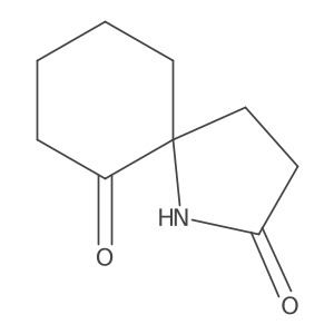 1-Azaspiro[4.5]decane-2,6-dione结构式