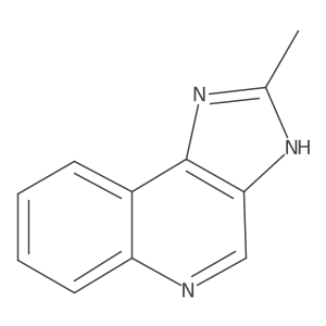 2-methyl-1H-imidazo[4,5-c]quinoline结构式