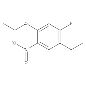 1-Ethoxy-4-ethyl-5-fluoro-2-nitrobenzene结构式
