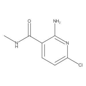 2-Amino-6-chloro-n-methylnicotinamide Structure