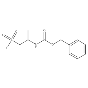 (2S)-N-(Benzyloxycarbonyl)-2-methyltaurine fluoride结构式