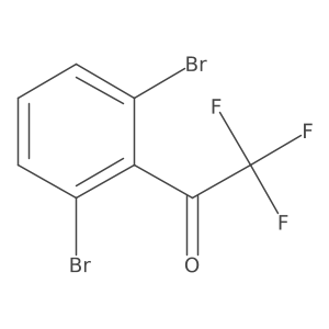 2',6'-Dibromo-2,2,2-trifluoroacetophenone Structure