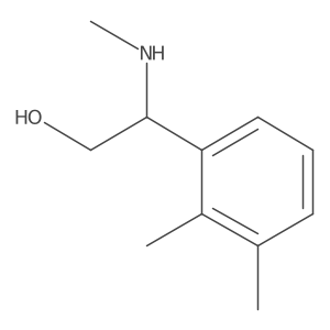 (S)-2-(2,3-Dimethylphenyl)-2-(methylamino)ethan-1-ol Structure