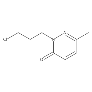 2-(3-Chloropropyl)-6-methyl-3(2H)-pyridazinone结构式