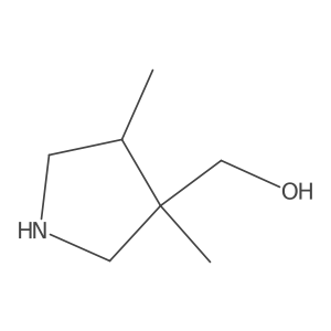 ((3R,4R)-3,4-Dimethylpyrrolidin-3-yl)methanol Structure