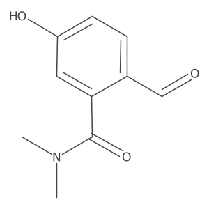 2-Formyl-5-hydroxy-N,N-dimethylbenzamide结构式