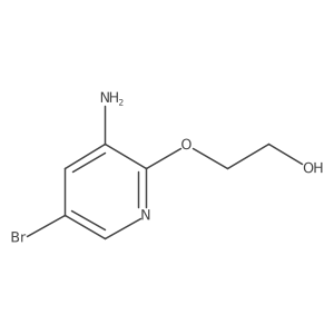 2-[(3-Amino-5-bromopyridin-2-YL)oxy]ethan-1-OL Structure
