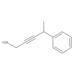 2-Pentyn-1-amine, 4-phenyl- Structure