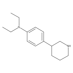 N,N-diethyl-4-(piperidin-3-yl)aniline Structure
