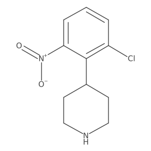 4-(2-Chloro-6-nitrophenyl)piperidine Structure