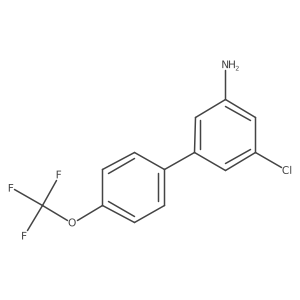 3-Amino-5-chloro-4'-(trifluoromethoxy)biphenyl Structure