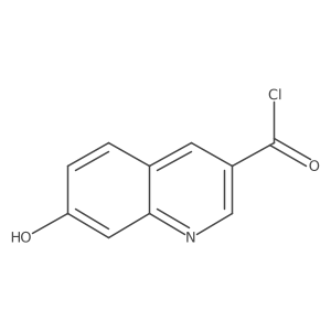 7-Hydroxyquinoline-3-carbonyl chloride结构式
