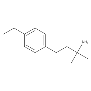 4-(4-Ethylphenyl)-2-methylbutan-2-amine Structure