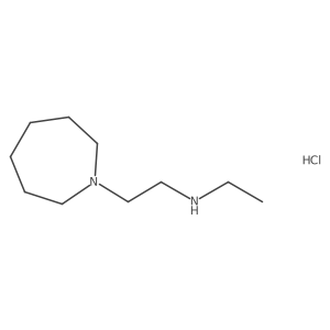 [2-(1-Azepanyl)ethyl]ethylamine hydrochloride Structure