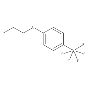 Pentafluoro-(4-propoxyphenyl)-6-sulfane Structure