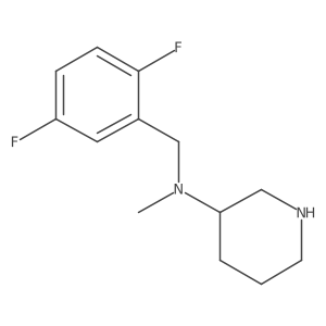 N-[(2,5-difluorophenyl)methyl]-N-methylpiperidin-3-amine Structure