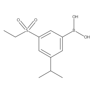 (3-(Ethylsulfonyl)-5-isopropylphenyl)boronic acid Structure
