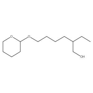 2-Ethyl-6-tetrahydropyranoxy-1-hexanol结构式