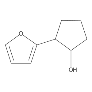 rac-(1R,2R)-2-(furan-2-yl)cyclopentan-1-ol Structure