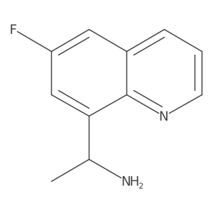 1-(6-Fluoroquinolin-8-yl)ethan-1-amine Structure