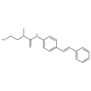 Urea, N-(2-hydroxyethyl)-N-methyl-N'-[4-(2-phenyldiazenyl)phenyl]-结构式