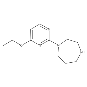 1-(4-Ethoxypyrimidin-2-yl)-1,4-diazepane结构式